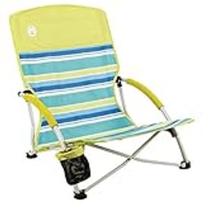 Coleman Camping Chair | Lightweight Utopia Breeze Beach Chair | Outdoor Chair with Low Profile