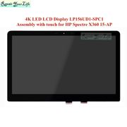 15.6" UHD Touch LCD Screen Display Assembly For HP Spectre X360 15-AP 15-ap001nx 15-ap012dx 15-ap000na ap003ng ap006ng TPN-Q168
