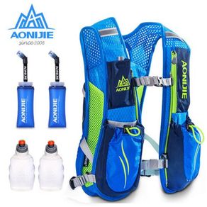 AONIJIE Men and Women Running Marathon Hydration Nylon 5.5L Outdoor Running Bags Hiking Backpack Vest Marathon Cycling Backpack