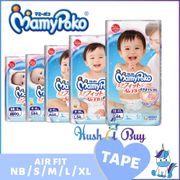 MamyPoko Air Fit Open Tape / Moony (NewBorn / S /M / L/ XL) Super Premium Quality Diapers
