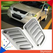 Skym* 1Pair Car Decorative Air Flow Intake Scoop Turbo Bonnet Vent Cover Hood Cover