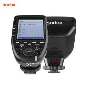 Godox Xpro-N i-TTL Flash Trigger Transmitter with Large LCD Screen 2.4G Wireless X System 32 Channels 16 Groups Support TTL Autoflash 1/8000s HSS for Nikon Series Cameras for Godox Series Camera Flashes Outdoor Flashes and Studio Flashes