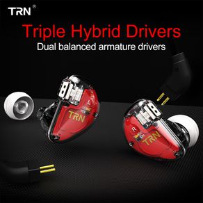 TRN V30  2BA+1DD Triple Hybrid Drivers Bass In-ear Earphone Detachable Cable HIFI Monitor  Earphones With 2PIN 0.75MM TRN VX BA8