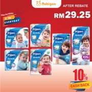 Drypers Wee Wee Dry Mega Tape Diapers - ALL SIZE (lampin pakai buang/baby diapers)