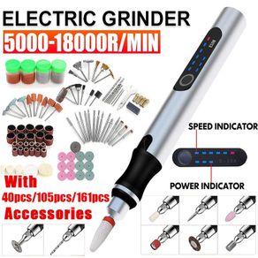 12V Mini Drill Electric Carving Pen Variable Speed Drill Rotary Tools Kit  Engraver Pen for Grinding Polishing