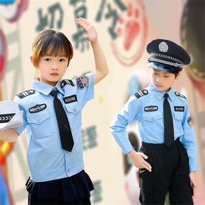 Umorden Cute Child Kids Police Officer Cops Costume for Girls