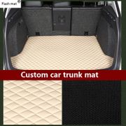 Flash mat leather Car Trunk Mats for Citroen all models C4-Aircross C4-PICASSO C5 C4 C6 C2 C-Elysee C-Triomphe car styling