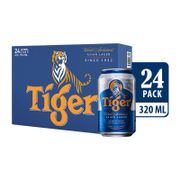 Tiger Lager Beer Can 24x320ml