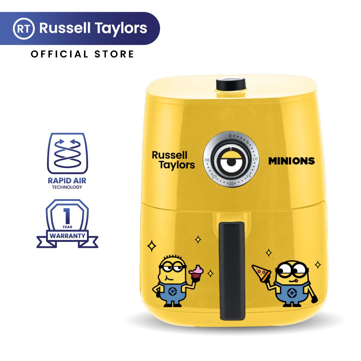 Russell Taylors Air Fryer 3.8L AF-23 (Cream)