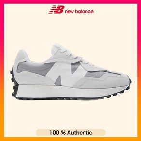 NEW BALANCE 327 Gray White Unisex Sneakers U327WED