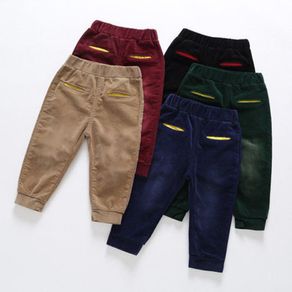 2020 New spring Corduroy Kids Pants Casual Boys Pants Clothes Girls Pants Children Clothing Enfant Fille Toddler Trousers 2-7T
