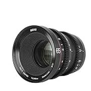 MEKE 65mm T2.2 Large Aperture Manual Focus Low Distortion 4K Mini Cine Lens Compatible with Fujifilm X Mount Cameras X-T3 X-T4 X-T20 X-T10 X-T2 X-Pro2 X-E3 X-T1 X-T100 X-T200 X-E1 X30 X-A1 X-S10 X-T5