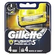 Gillette Fusion Proshield Razor Cartridges Refill, 4ct
