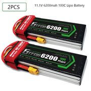 GTFDR 3S 11.1V 6200mah 100C-200C Lipo Battery 3S  XT60 T Deans XT90 EC5 For FPV Drone Airplane Car Racing Truck Boat RC Parts