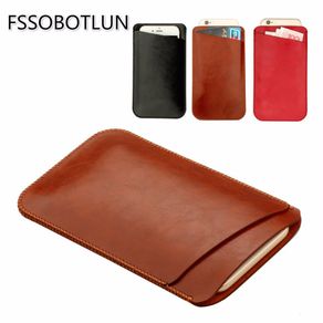 Oukitel U7/ K6000 Plus/ U16 Max/ U7 Max Double layer Microfiber Leather Phone sleeve bag Cover Pouch Cases Pocket with CardSlot