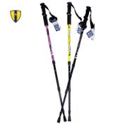 Bastones Trekking Ski Pole Walking Stick Adjustable Hiking Alpenstock  Aluminum Alloy Climbing  Camping Telescopic Cane