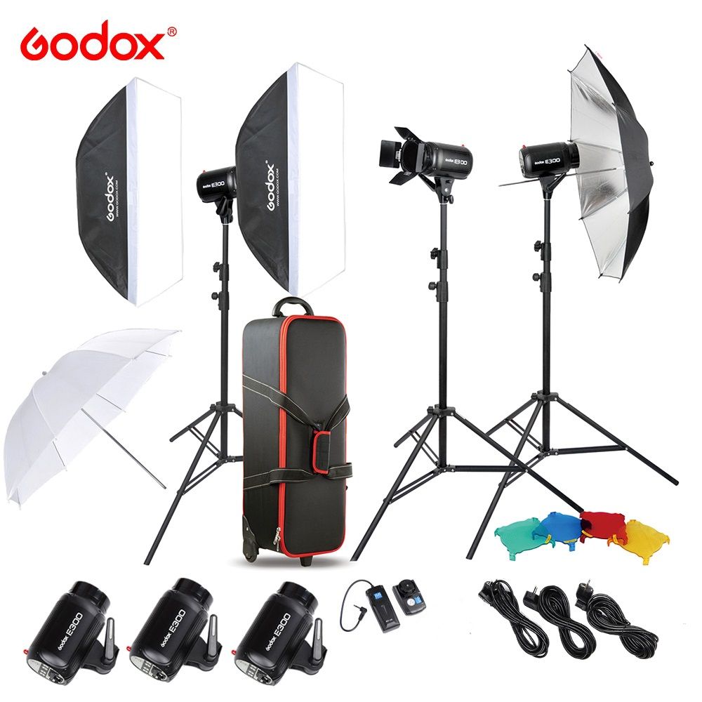 Godox Adjustable Studio Photo Light Flash Softbox 40x40 cm / 15 * 15 + S  type Bracket