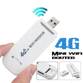 Unlocked 4G LTE WiFi Wireless USB Dongle Mobile Broadband Modem Sim Card
