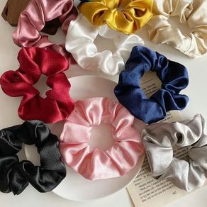 40 Colors Elastic Scrunchies Hair Band Ponytail Holders Hair Accessories Hair Ties Rubber Bands  instayouth.sg