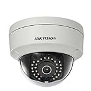 HIKVISION HD Smart 4 Megapixel PoE Dome IP Outdoor Surveillance Camera, 2.8mm Lens, White (US Version)
