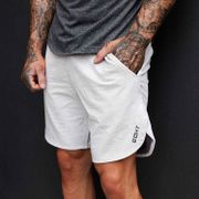 Fitness Bodybuilding Men Shorts Man Summer Gyms Workout Male Breathable Mesh Quick Dry Sportswear Jogger Beach Short Pants