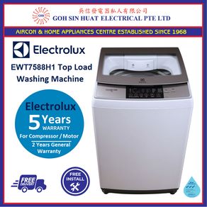 *NEW MODEL* Electrolux EWT7588H1WB Top Load Washing Machine 7kg