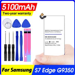 5100mah Eb-bg935abe Replacement Battery for Samsung Galaxy S7 Edge G935f G9350 G935