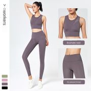2 Piece Yoga Set Sport Wear Women Sports Suit Fitness Gym Clothing Seamless Sports Bra Leggings Workout Running Tracksuits
