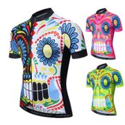Weimostar Skull Cycling Jersey Summer Mens Bicycle Clothing Short Sleeve Cycle Wear Pro Team MTB Bike Jersey Shirt Ropa Ciclismo