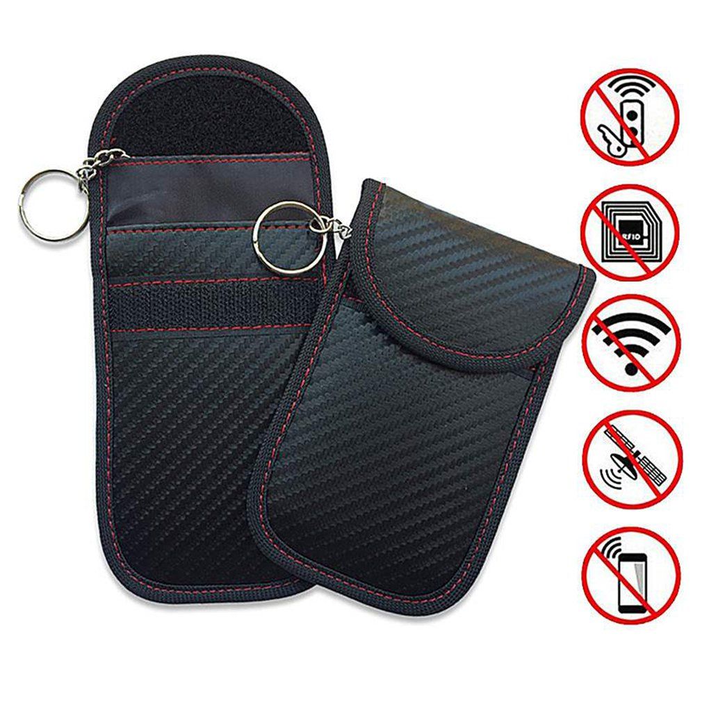 Faraday Cage Key Fob Protector RFID-Blocking Faraday Pouch Bag Car Key  Holder Anti-Hacking Keyless Entry Signal Blocker Defender