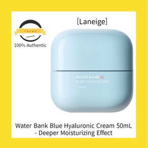 [Laneige] Water Bank Blue Hyaluronic Cream 50mL - Deeper Moisturizing Effect