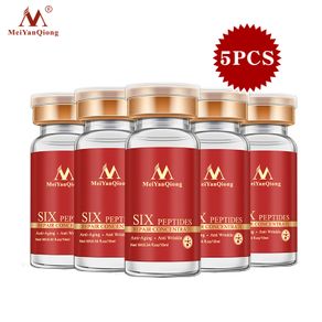 5 PCS MeiYanQiong Collagen Peptide Resurrection Anti-Wrinkle Essence Facial Anti-Aging Cream Firming Whitening Skin