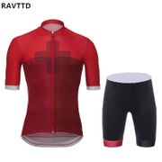 Switzerland Cycling Jersey Sets Short Sleeve Bicycle Wear Ropa Ciclismo Road Bike Cycle MTB Shirts Sport Clothing Men Women