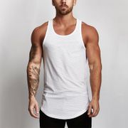 Mens Bodybuilding Stringer Tank Top Man Fitness Singlet Mesh Gyms Vest Clothes Sleeveless Shirt Slim Fit Muscle Undershirt