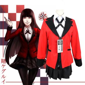 DokiDoki-R Anime Kakegurui Cosplay Yumeko Jabami School Uniform