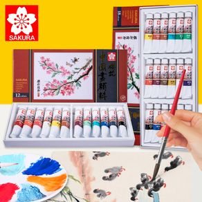 Sakura Koi transparent watercolor paint koi full transparent watercolor 12  color 18 color set 12ml - AliExpress