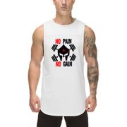 Vest Muscle Sleeveless Sportswear Undershirt Gym Stringer Clothing Bodybuilding Workout Mesh Fitness Singlets Mens Tank Top