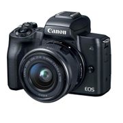 Canon EOS M50 Mark II Mirrorless Digital Camera with 15-45mm Lens - [Black]
