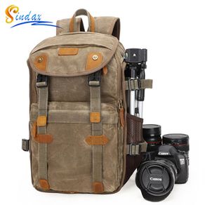 Newest National Geographic Camera Bag Batik Canvas Camera Backpack Large Capacity Waterproof Photography Bag Camera Case