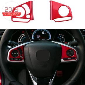 red abs steering wheel frame cover trim inner decoration for honda accord  2018 Prices and Specs in Singapore, 12/2023