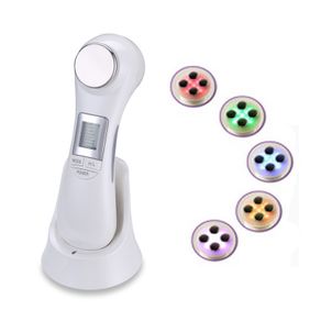 NEW No Needle Mesotherapy Photon LED Light Skin Rejuvenation Double Facial RF Radio Frequency Face Lift Massager Beauty Care