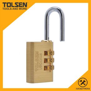 Tolsen Industrial Combination Brass Padlock 55123