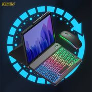 Rainbow backlit Keyboard case for Samsung Galaxy Tab S5E 2019 SM-T720 SM-T725 Galaxy tab S5E 10.5" tablet stand cover keyboard