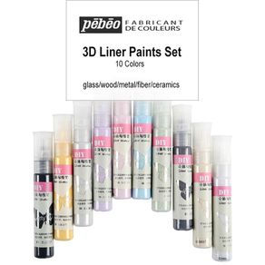 Pebeo Glass Paint Acrylic Paints For Painting Textile Nail Ceramic Art  Pigment Artist Supplies 20ml/Bottle DIY Hand-painted