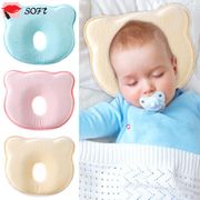SOFTNESS Adorable Sleep Positioner Memory Foam Prevent Flat Head Baby Pillow Anti Roll Neck Protection Newborn Nursing Soft Toddler Cushion/Multicolor