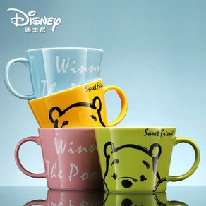 Disney mug Winnie the Pooh genuine ceramic cup creative simple beaker cartoon office water cup
