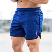 2019  Men Fitness Bodybuilding Shorts Man Summer Gyms Workout Male Breathable Mesh Quick Dry Sportswear Jogger Beach Short Pants