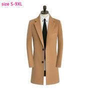New Winter Men wool Coat Double Faced Fleece Suit Warm Windbreaker Casual Single Breasted Thick high quality luxuty size S-9XL