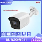 Hikvision Darkfighter Original DS-2CD2085G1-I 8MP 20fps Bullet CCTV IP Camera POE WDR SD Card Slot Video Surveillance Cameras