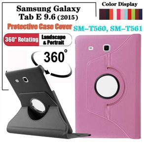For Samsung Galaxy Tab E 9.6 T560 T561 360 Rotating Leather Case